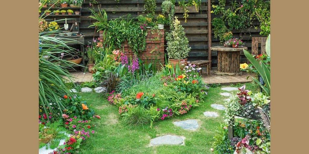 Add colors and pathways to Create a Holistic Garden.