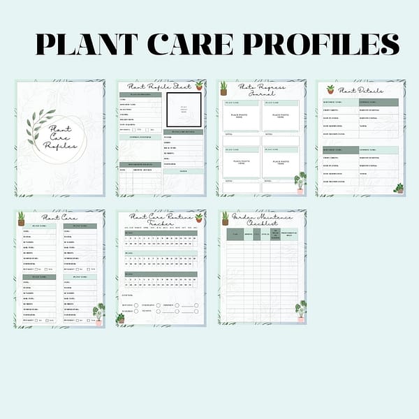 Holistic Gardening Planner: Plant Care Profiles