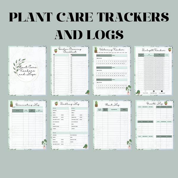 Holistic Gardening Planner: Plant Care Trackers and Logs