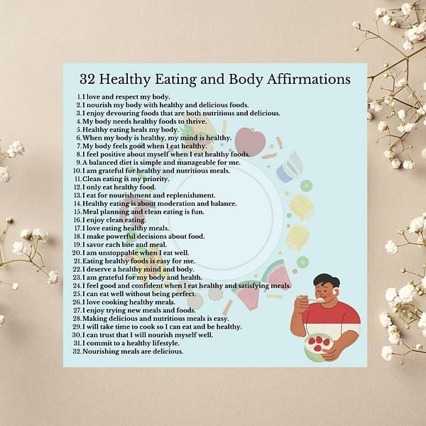 32 EATING AND BODY AFFIRMATIONS