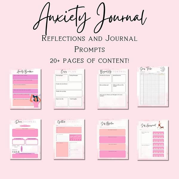 Anxiety and Stress Journal Printable