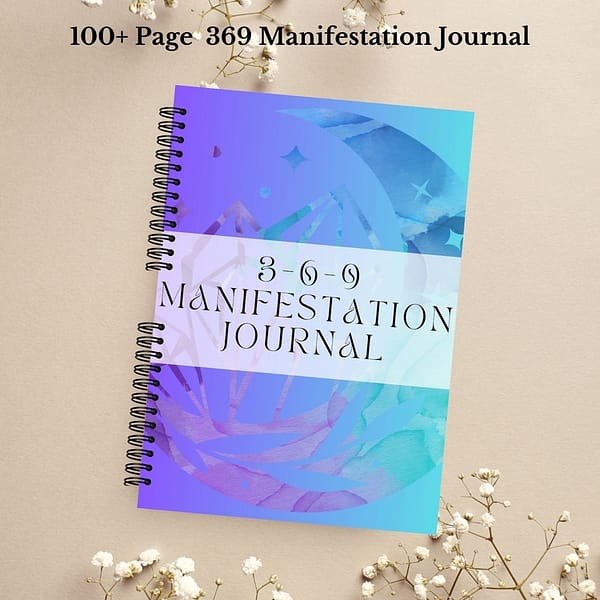 369 Manifestation Journal and Planner Mockup 1