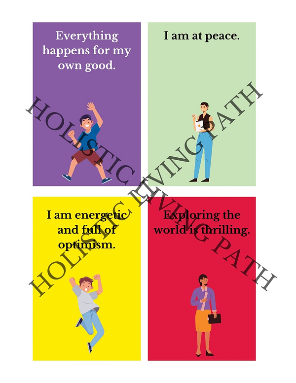 Purchase your 64 happiness affirmation card deck today!